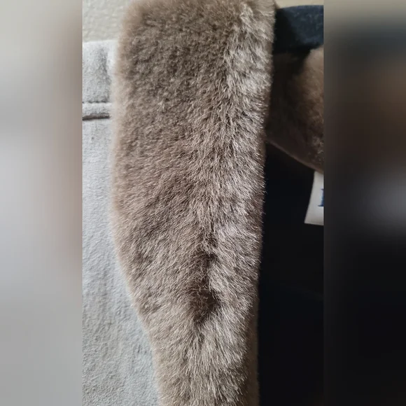 GUC VTG Pendleton Genuine Shearling Lamb Leather Vest Size Large Tan - Picture 8 of 13